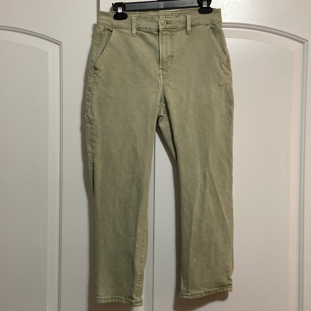 Old Navy Olive Jeans